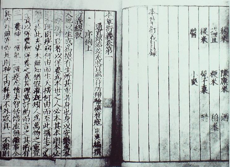 《本草衍義》書影